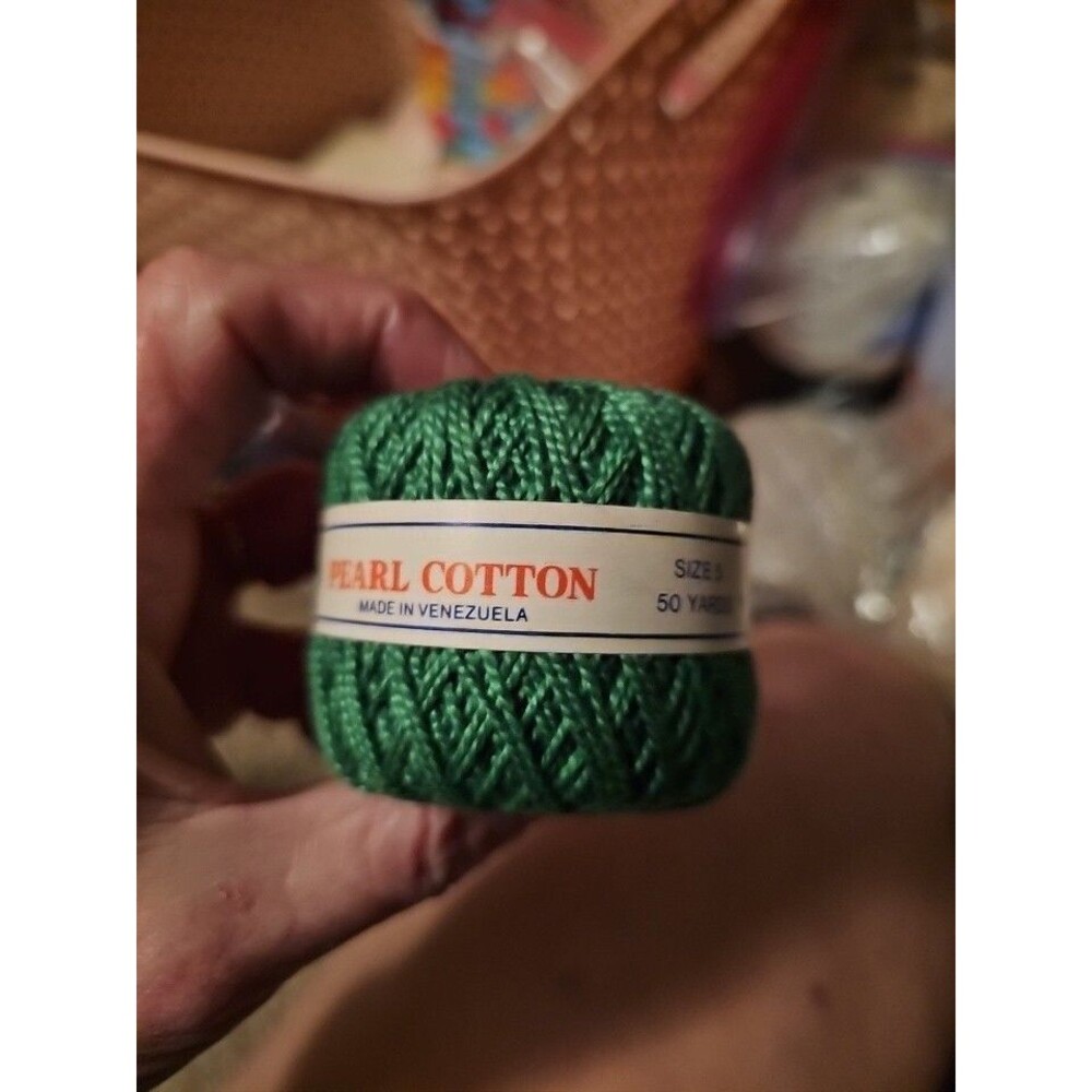 DMC 115 5-895  Pearl Cotton Skein Size 5 27.3yd-Very Dark Hunter Green